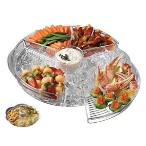 Prodyne Appetizers-On-Ice Clear Acrylics Appetizer Tray